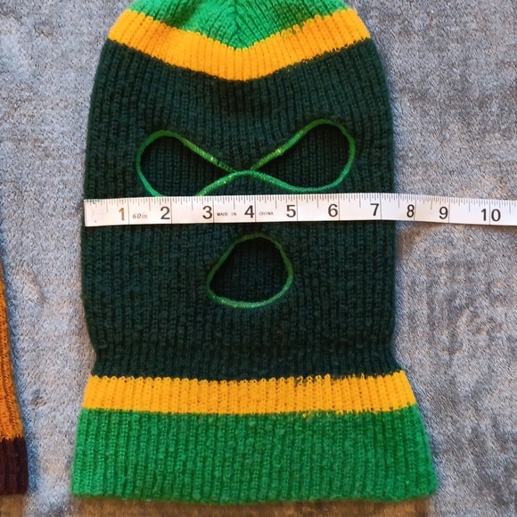70s 80s Vintage Knit Ski Masks, Retro Snowboarding, Winter Fall Beanie - Picture 7 of 10